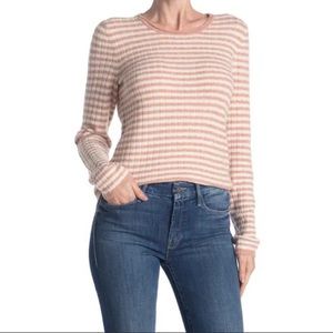 NWT Madewell Striped Pink Sweater